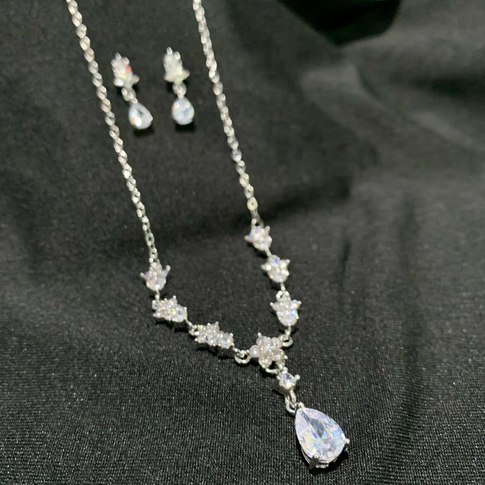 Crystal Necklace & Earring Set